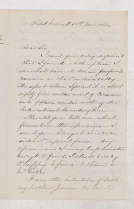 Letter, 20 January 1882