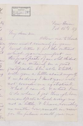 Letter, 26 February 1871
