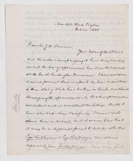 Letter, 20 February 1888