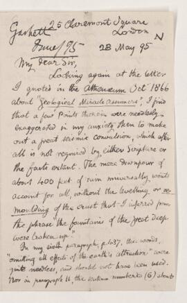 Letter, 28 May 1895