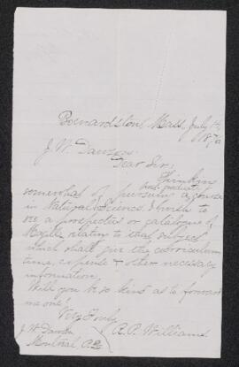 Letter, 14 July 1876