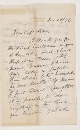 Letter, 29 December 1896