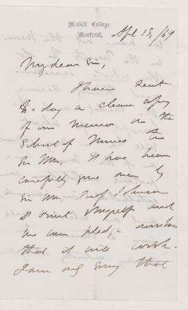 Letter, 13 April 1869
