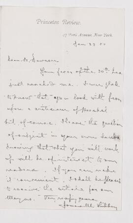 Letter, 23 January 1880