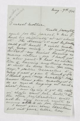 Letter, 9 May 1905