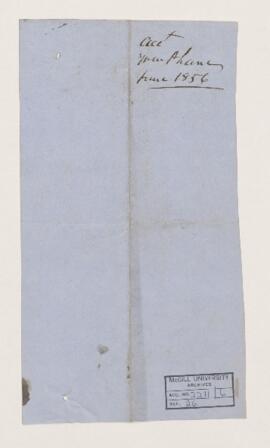 Account, 16 June 1856