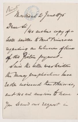 Letter, 21 June 1875