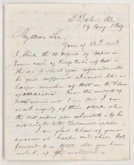 Letter, 19 August 1869