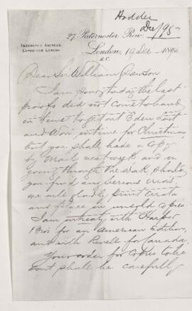 Letter, 19 December 1895