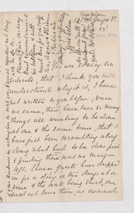 Letter, 3 November