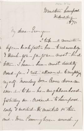 Undated letter from Liverpool, 1870