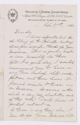 Letter, 27 February 1882