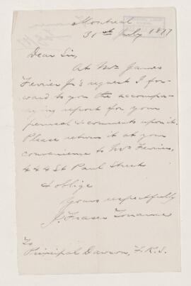 Letter, 31 July 1877