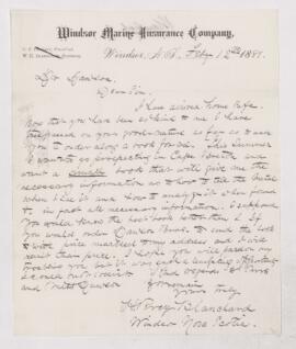 Letter, 12 February 1881