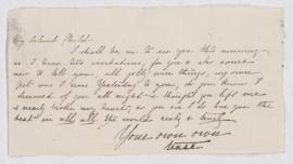 Unidentified letter