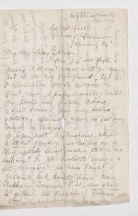 Letter, 24 January
