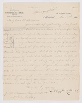 Letter, 7 November 1882