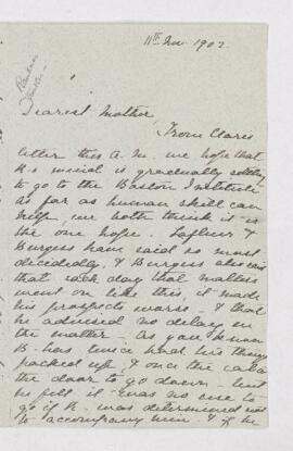 Letter, 11 November 1902