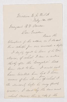 Letter, 14 February 1898