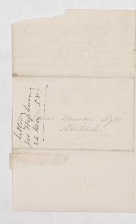 Letter, 14 November 1858