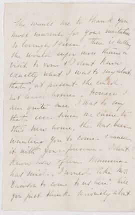 Letter, 7 October