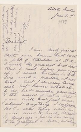 Letter, 21 June 1889