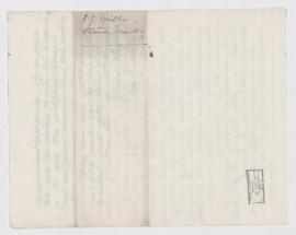 Letter from John G. Miller to B.J. Harrington, written from Ottawa.