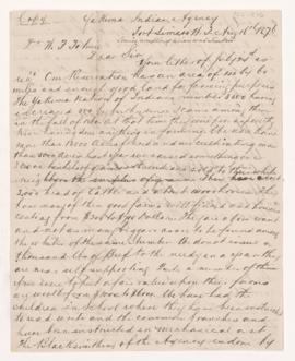 Copy of letter, 16 August 1876