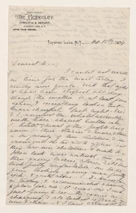 Letter, 18 October 1894