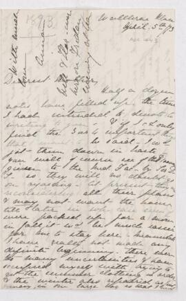 Letter, 5 April 1893