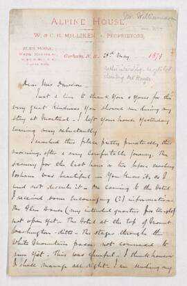 Letter, 28 May 1879
