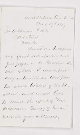 Letter, 17 December 1879