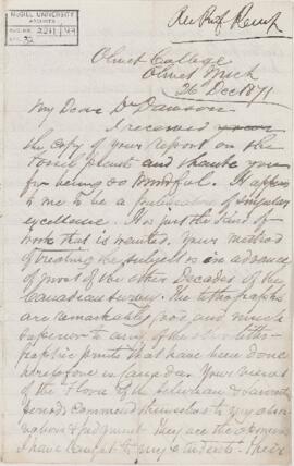 Letter, 26 December 1871