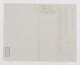Account, 29 August 1851