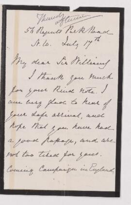 Letter, 17 July 1886
