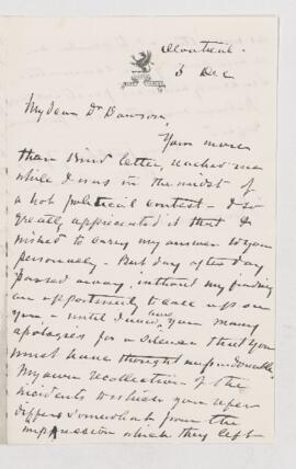 Letter, 3 December 1881