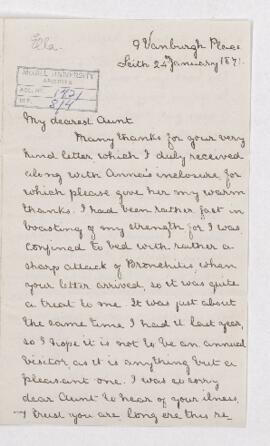 Letter, 24 January 1871