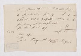 Account, 22 June 1839
