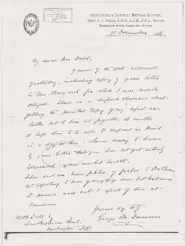 Copy of letter, 11 December 1888