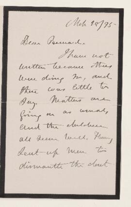 Letter, 28 March 1895