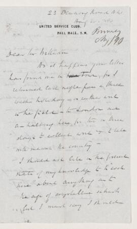 Letter, 20 August 1890