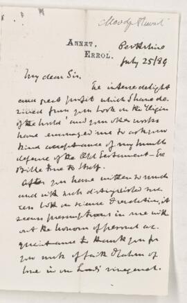 Letter, 25 July 1889