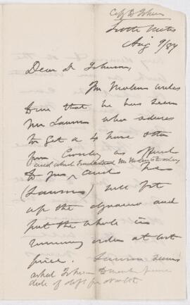 Letter, 9 August 1887