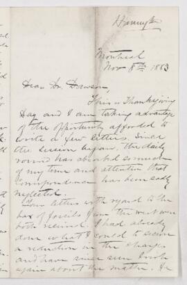 Letter, 8 November 1883