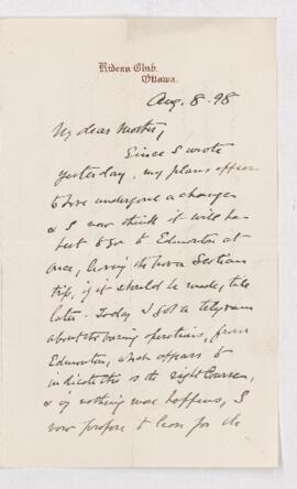 Letter, 8 August 1898