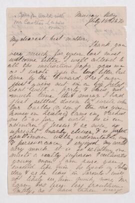 Letter, 14 July 1870
