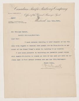 Letter, 18 July 1890