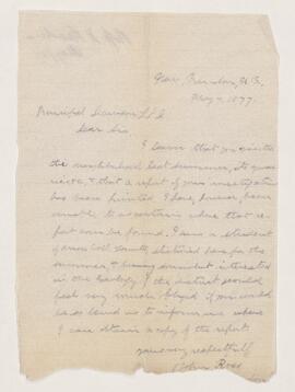 Letter, 7 May 1877