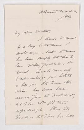 Letter, 2 March 1882