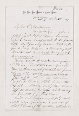 Letter, 20 October 1879